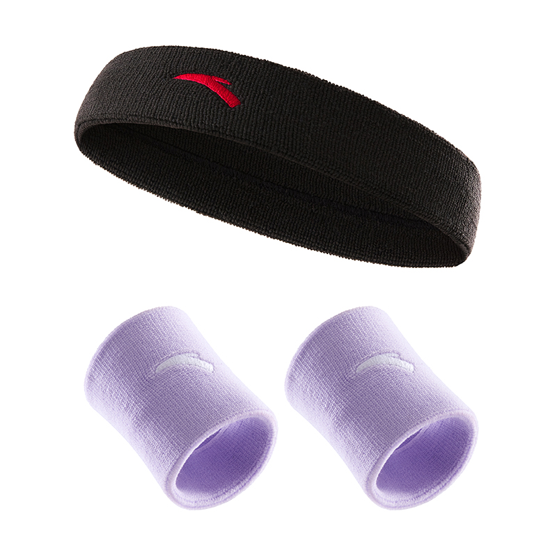 

ANTA Велосипедный комплект защитной экипировки для спортзала повязка на голову и антиперспирант purple black