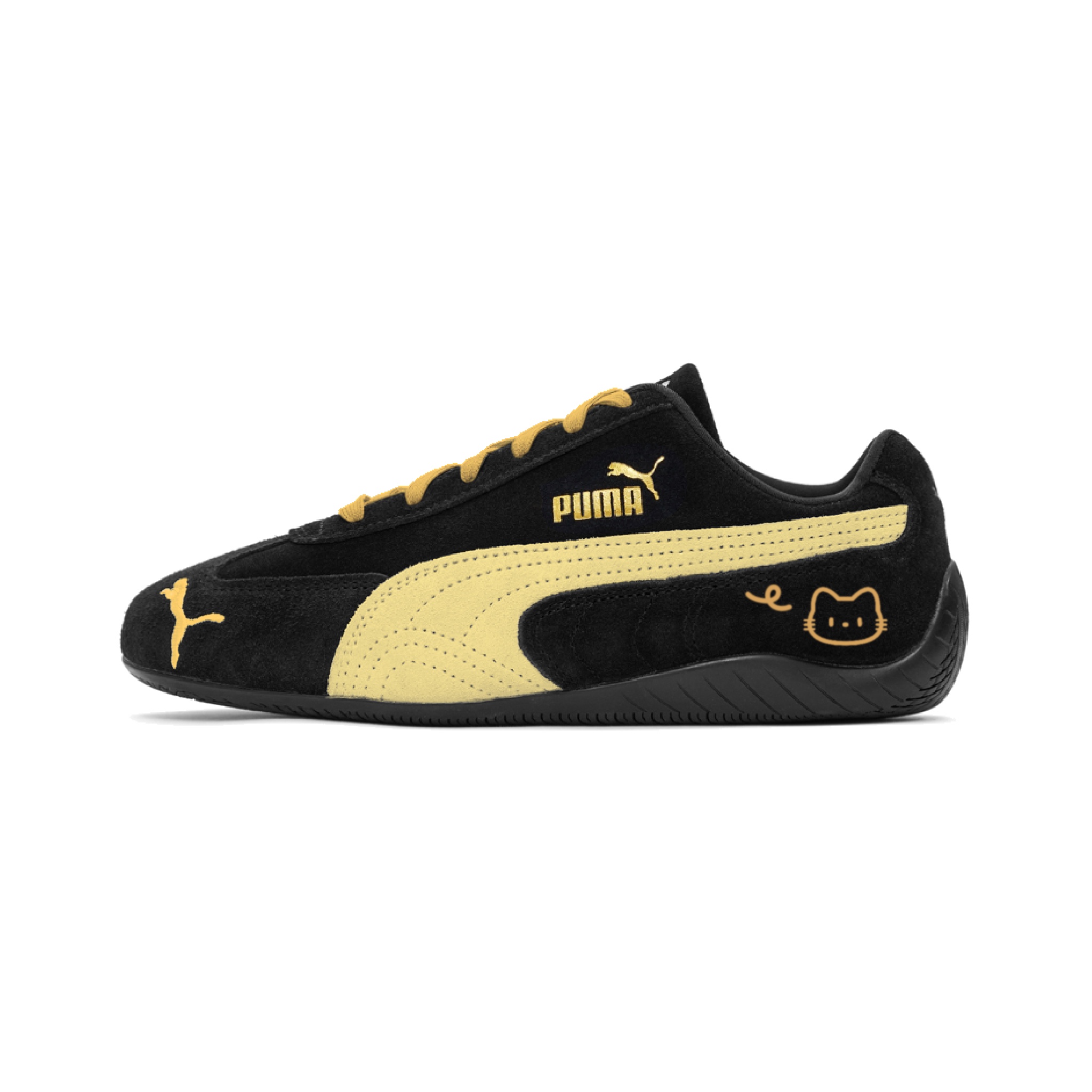 

PUMA Speedcat Collection Butter Kitten, милые легкие низкие гоночные кроссовки unisex желтый black