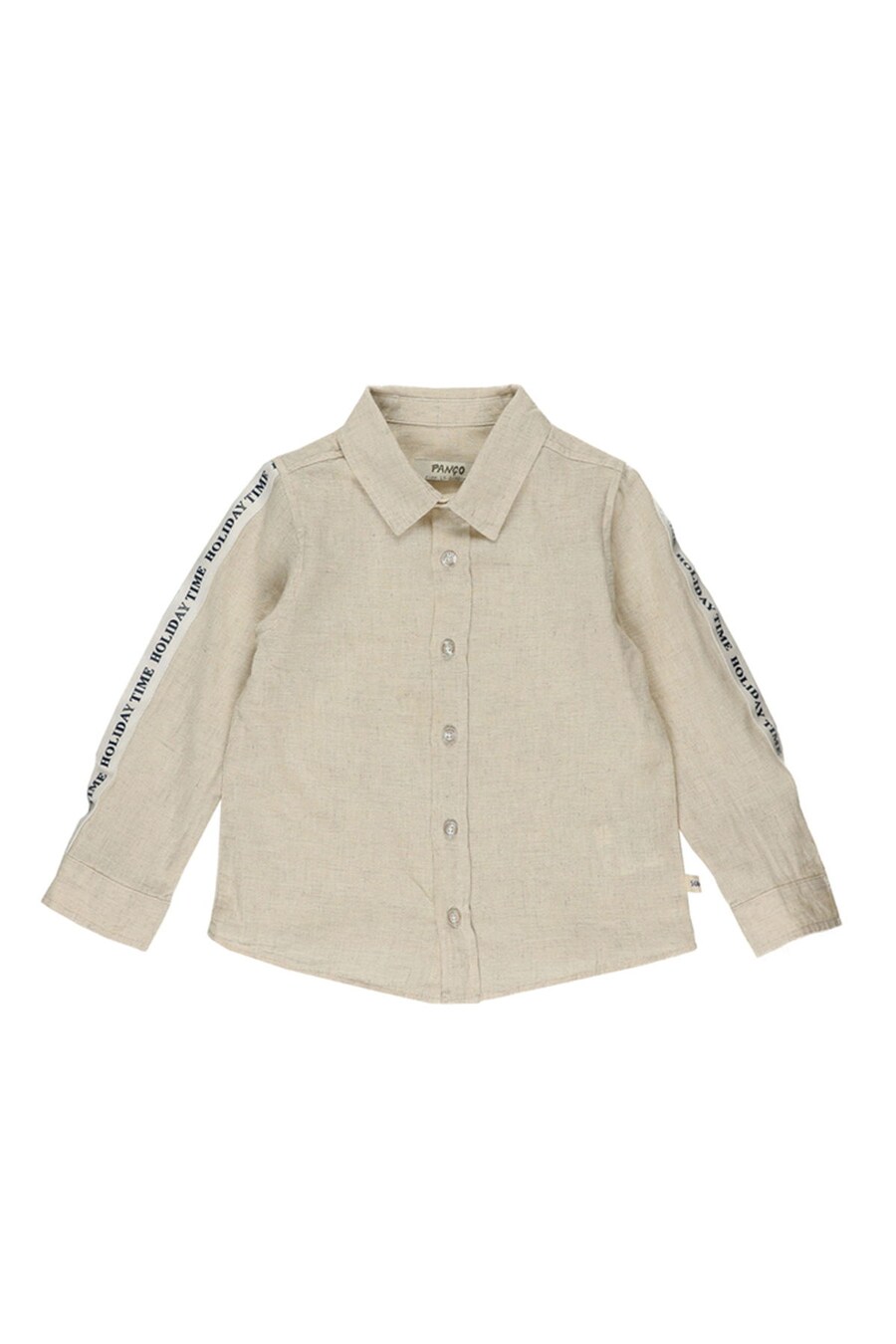 

Рубашка на пуговицах классического кроя Panço, экрю