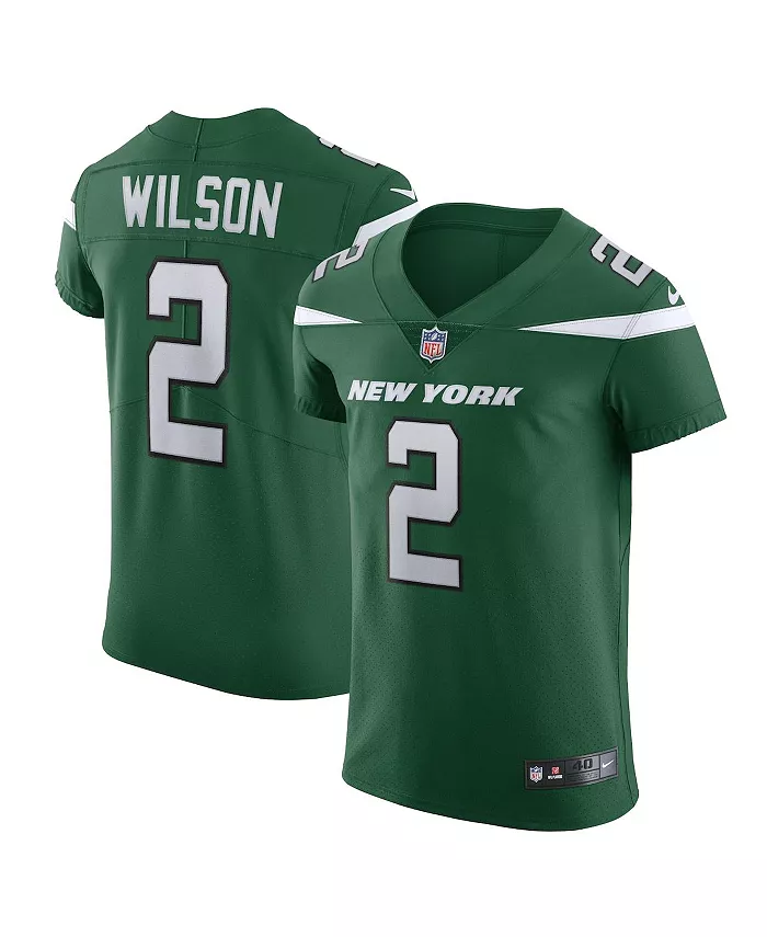 

Мужская футболка Zach Wilson Stealth New York Jets Vapor Elite Nike, зеленый