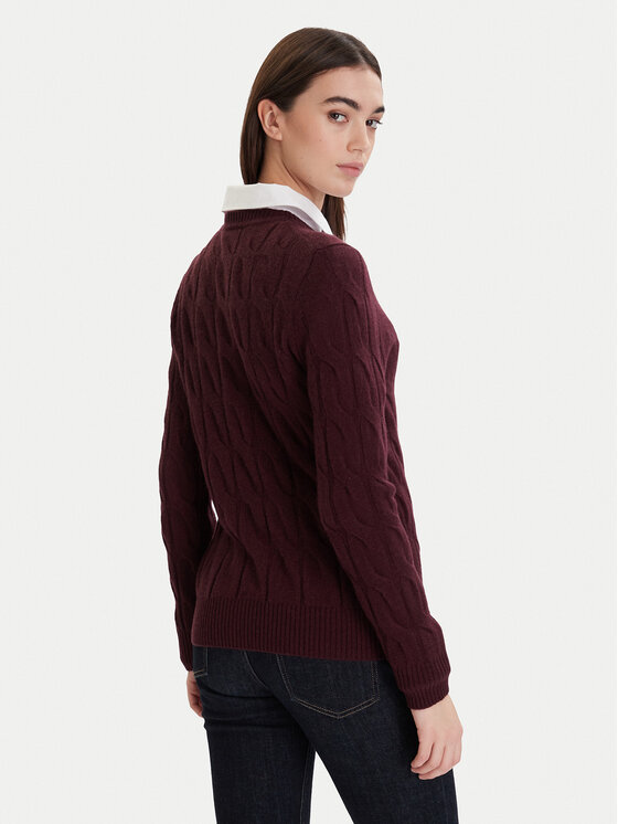 Свитер regular fit WW0WW43586 Tommy Hilfiger, красный — фото 3