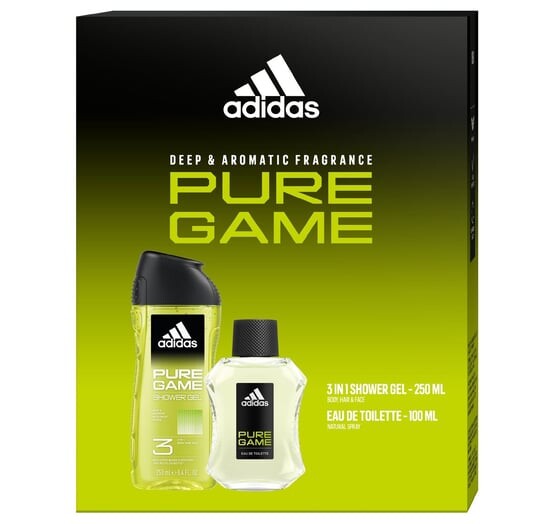 

Подарочный набор косметики, 2 шт. Adidas, Pure Game