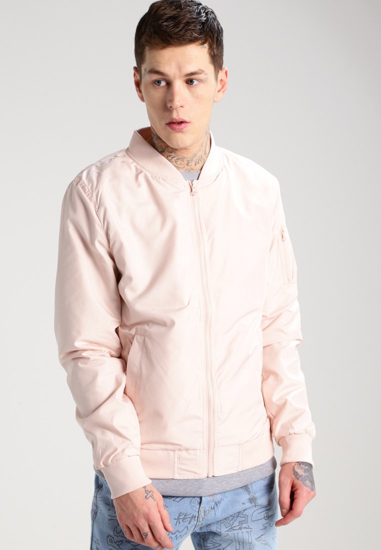 

Куртка-бомбер Urban Classics LIGHT BOMBER JACKET, цвет Light Pink, Белый, Куртка-бомбер Urban Classics LIGHT BOMBER JACKET, цвет Light Pink