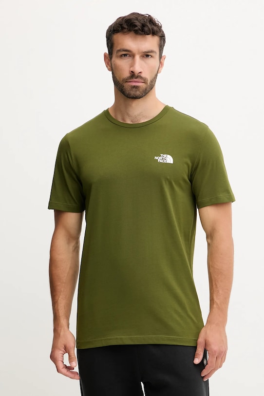 

Футболка Simple Dome The North Face, зеленый