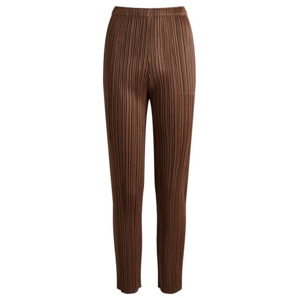 

Брюки Pleats Please Issey Miyake, коричневый