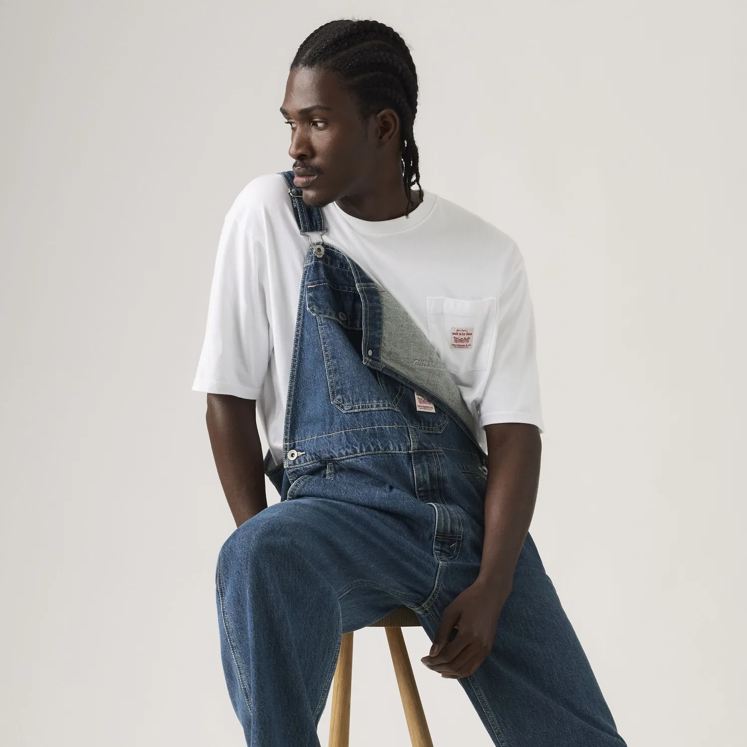 Свободный мужской комбинезон Levi's, Dark Wash — фото 2