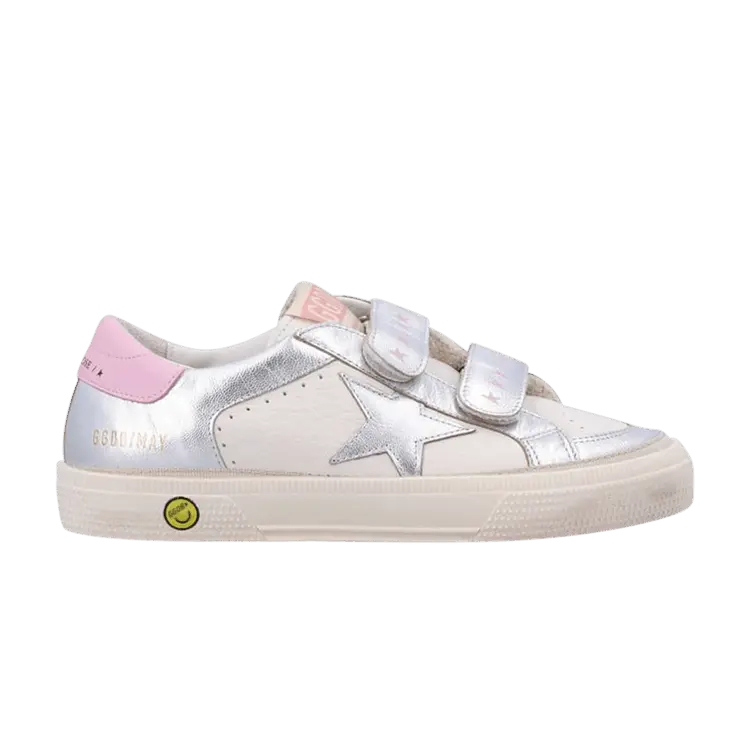 

Кроссовки Golden Goose May Kids Silver Pink, серебряный