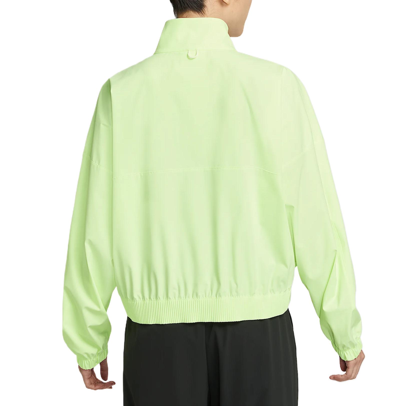 Nike Женская куртка Dri Fit флуоресцентного желто-зеленого цвета, Fluorescent Yellow Green — фото 3