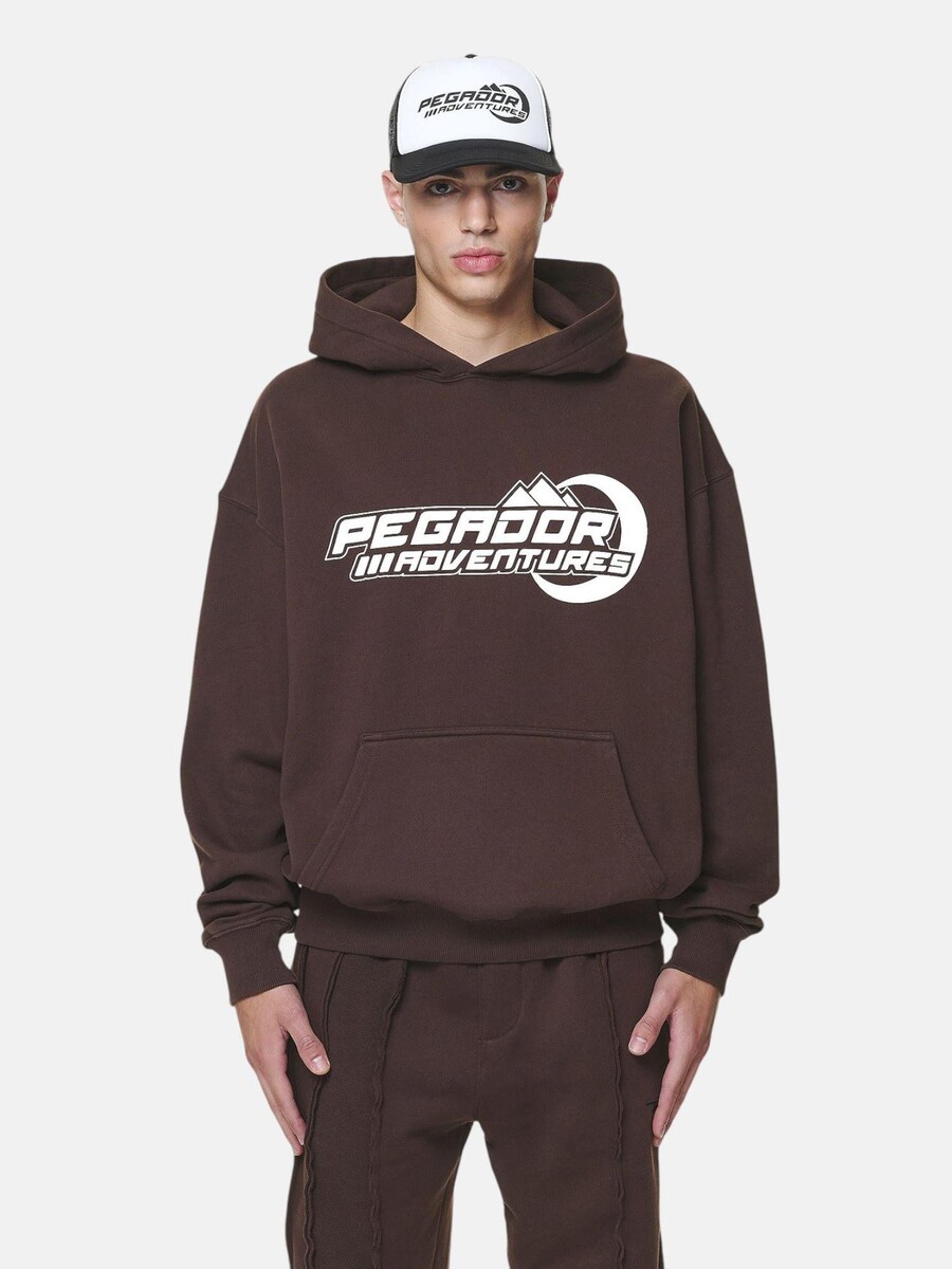 

Толстовка Pegador Eazor, темно-коричневый