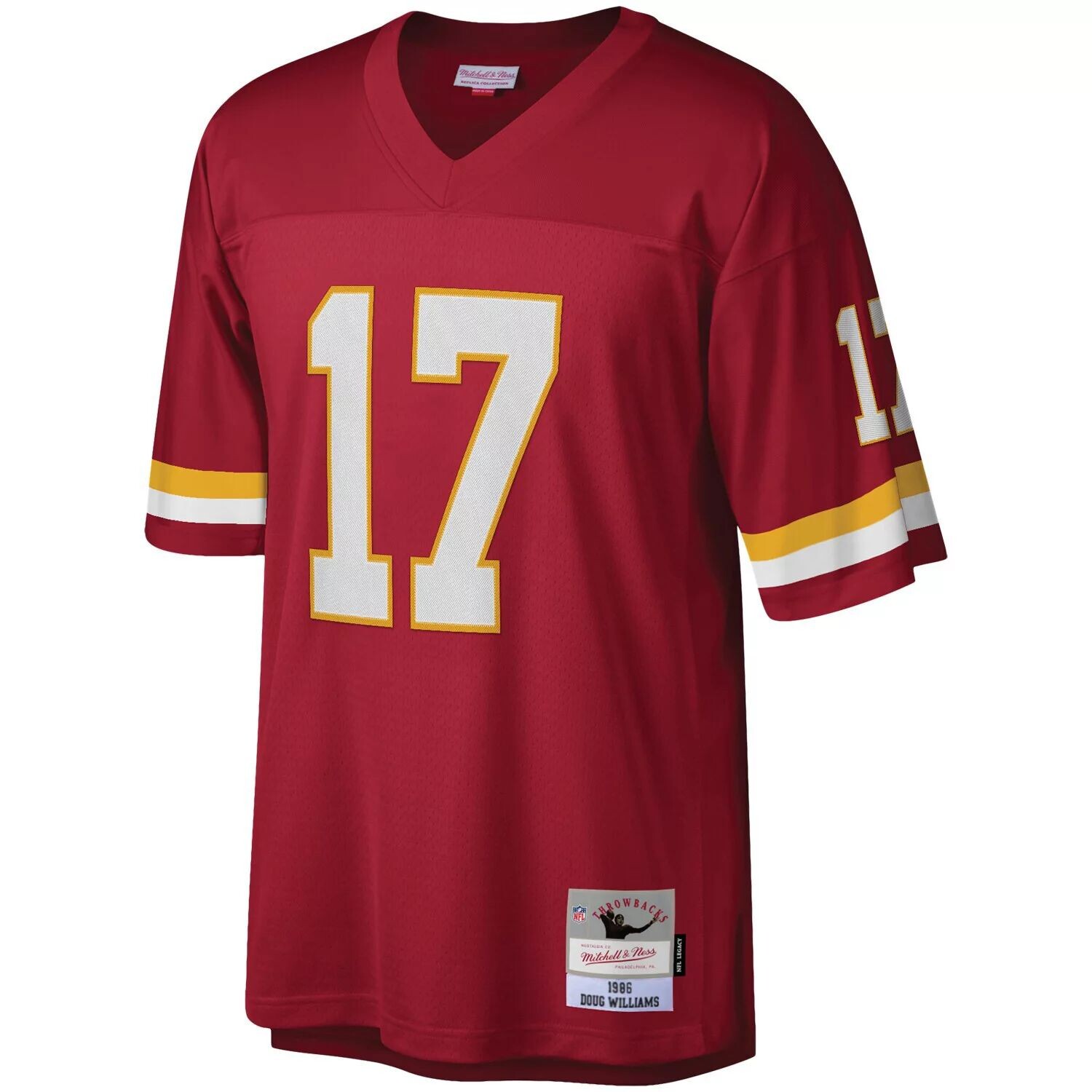 

Мужская футболка Mitchell & Ness Doug Williams Burgundy Washington Football Team Legacy Replica Джерси