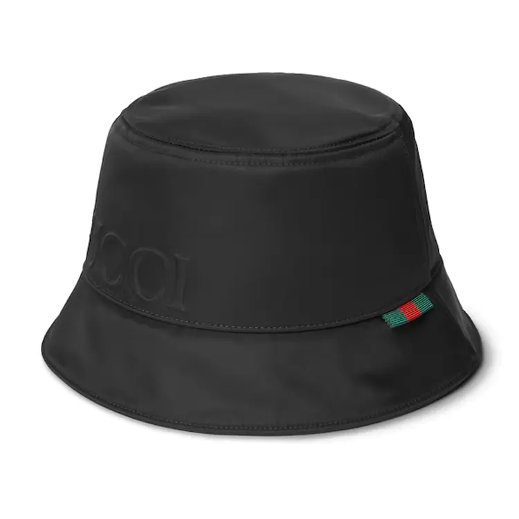 

Кепка-ведро с вышитым логотипом GUCCI, черный