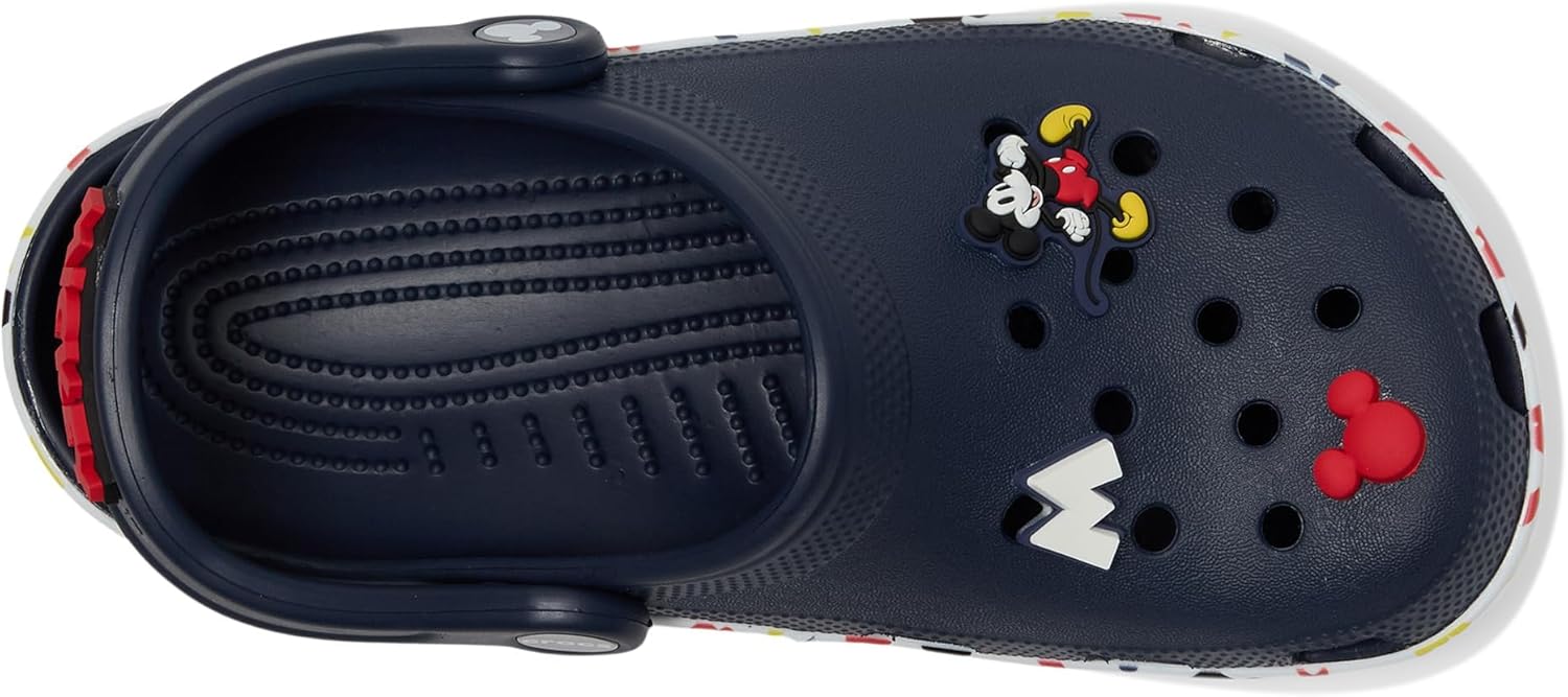Кроксы для девочек Disney с Микки и Минни Маус Crocs, темно-синий — фото 2