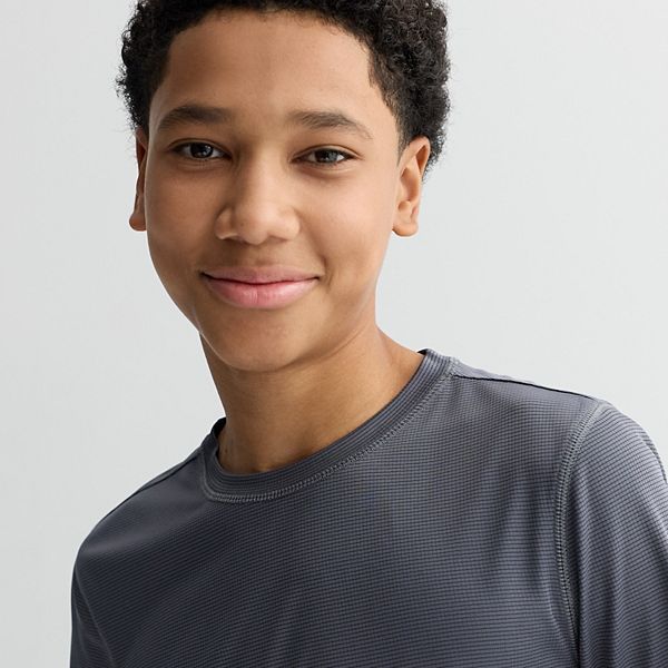 Футболка Boys 8-20 dry tek с ластовицей в размерах regular и husky Tek Gear, Lime Envy — фото 3