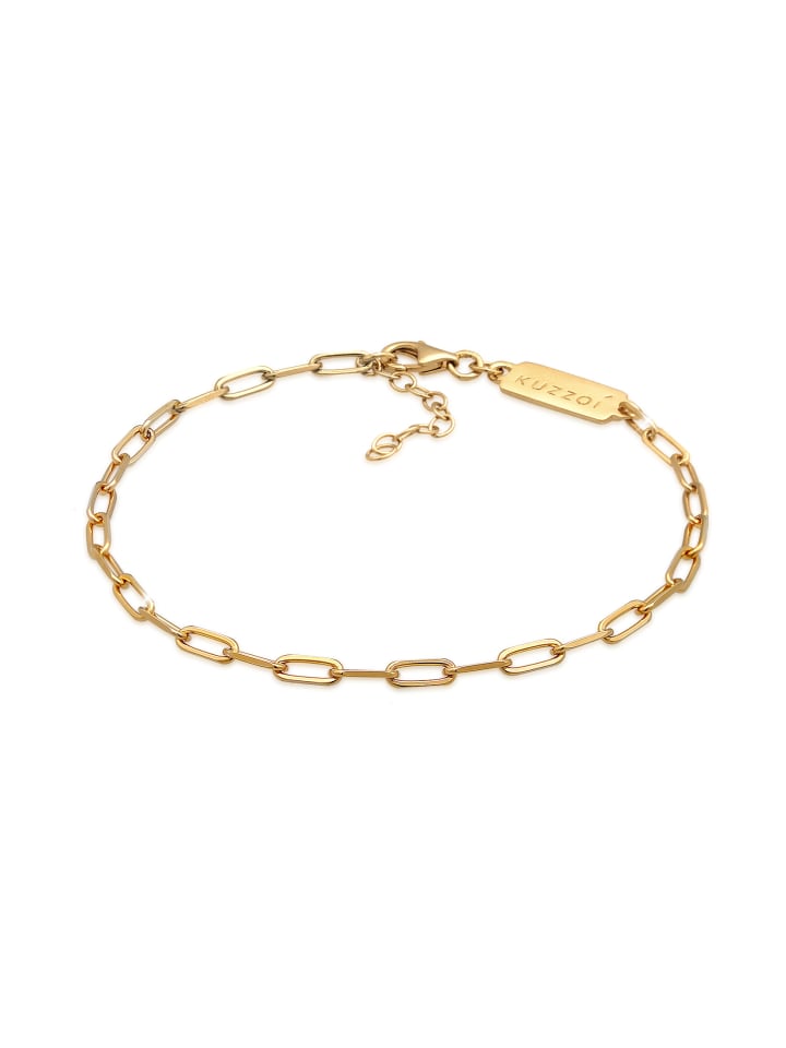 

KUZZOI Браслет из серебра 925 пробы с золотым покрытием