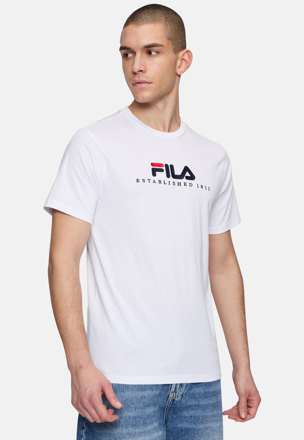 

Футболка с принтом BRILL Fila, белый