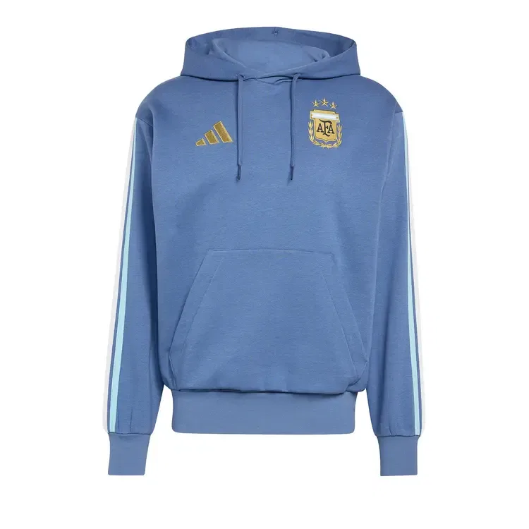 Худи Adidas Argentina Dna Fleece Hoodie, синий