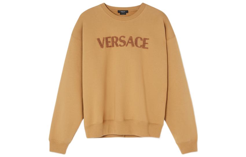 VERSACE Толстовка мужская коричневая — фото 3