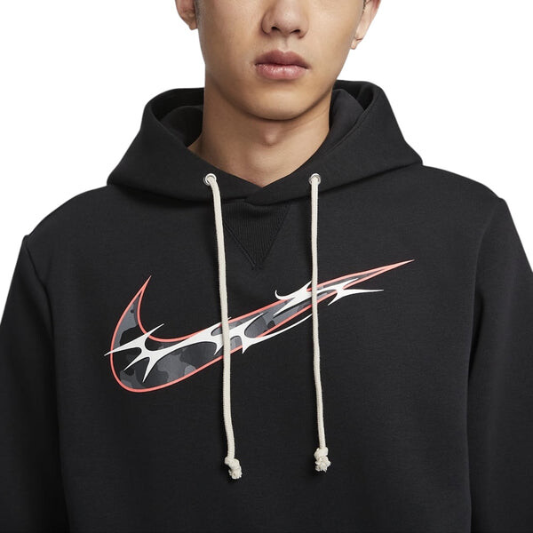 Толстовка standard issue hoodie 'black' Nike, черный — фото 3
