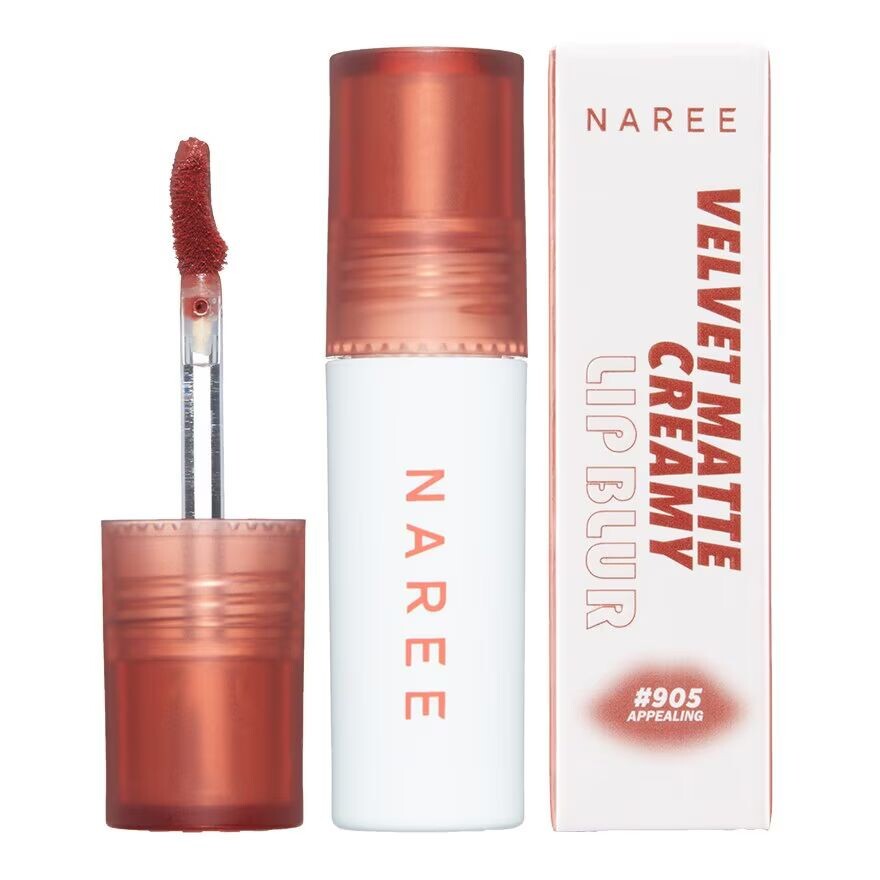 

Naree Бархатные матовые кремовые флюиды для губ 3г. 905 Апелляция, Appealing