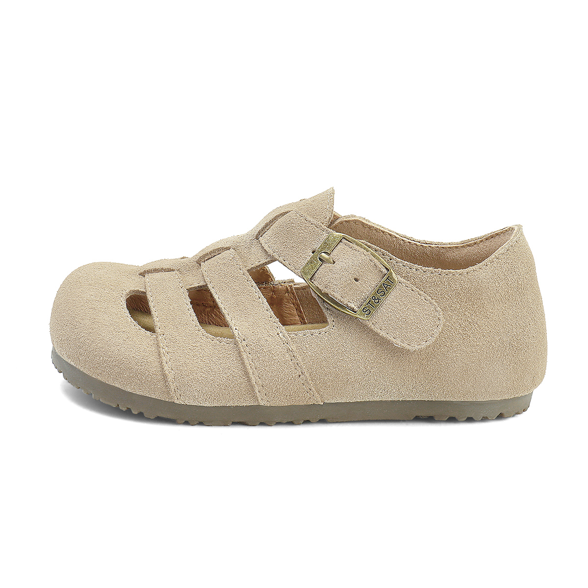 

Детские сандалии с низким верхом, амортизирующие, износостойкие, дышащие, легкие. ST&SAT KIDS, хаки