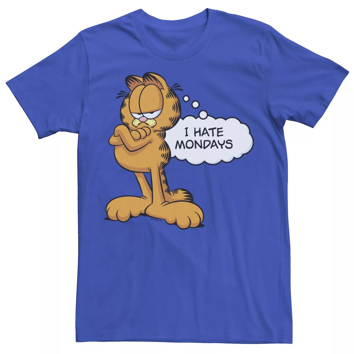 

Мужская футболка с надписью Garfield I Hate Mondays Licensed Character