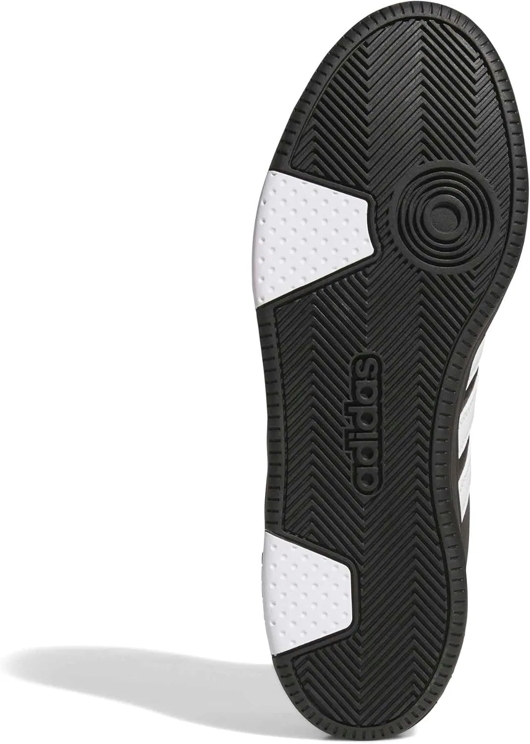 Кроссовки Adidas Unisex Hoops Mid Classic, Core Black Ftwr White Orbit Grey — фото 3