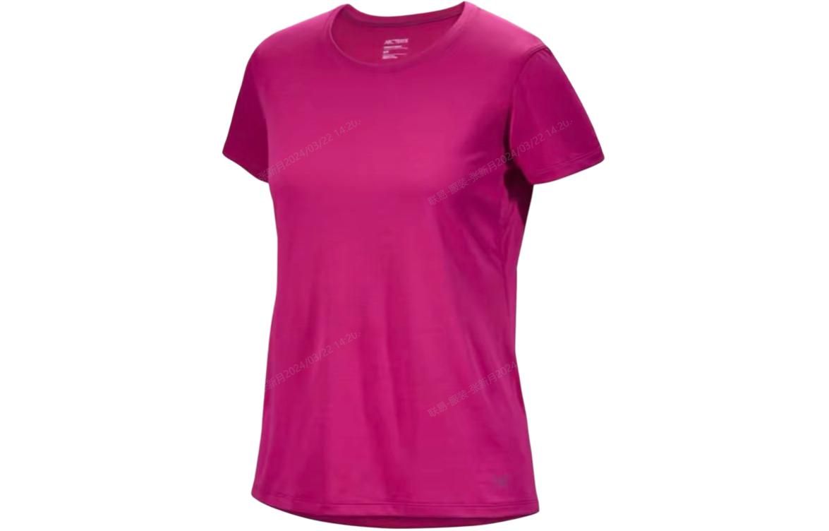 

Футболка с втачным рукавом TAEMA SS23 Женская Светло-каштановый розовый Arcteryx