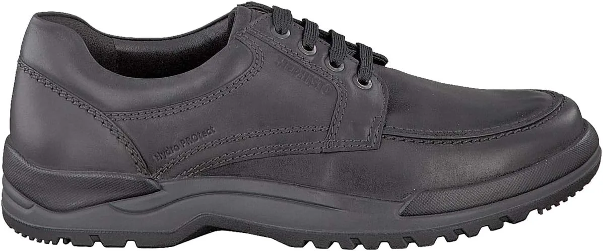 Мужские туфли на шнуровке Mephisto Charles Grizzly 178 Chestnut, черный