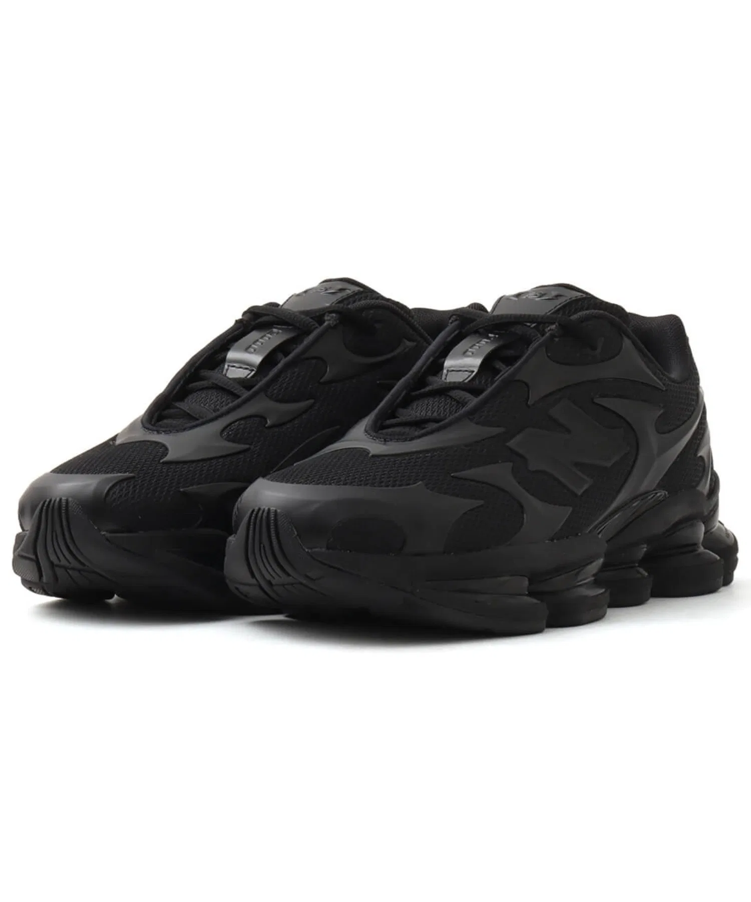 Унисекс кроссовки New Balance U200078C с сеткой и кожаными вставками чёрные