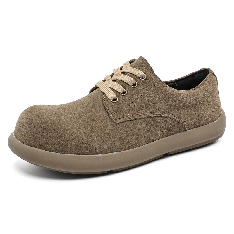 

WEISHIBANGWEI Мужские повседневные туфли хаки на скрытой платформе, цвет Khaki Hidden Wedge