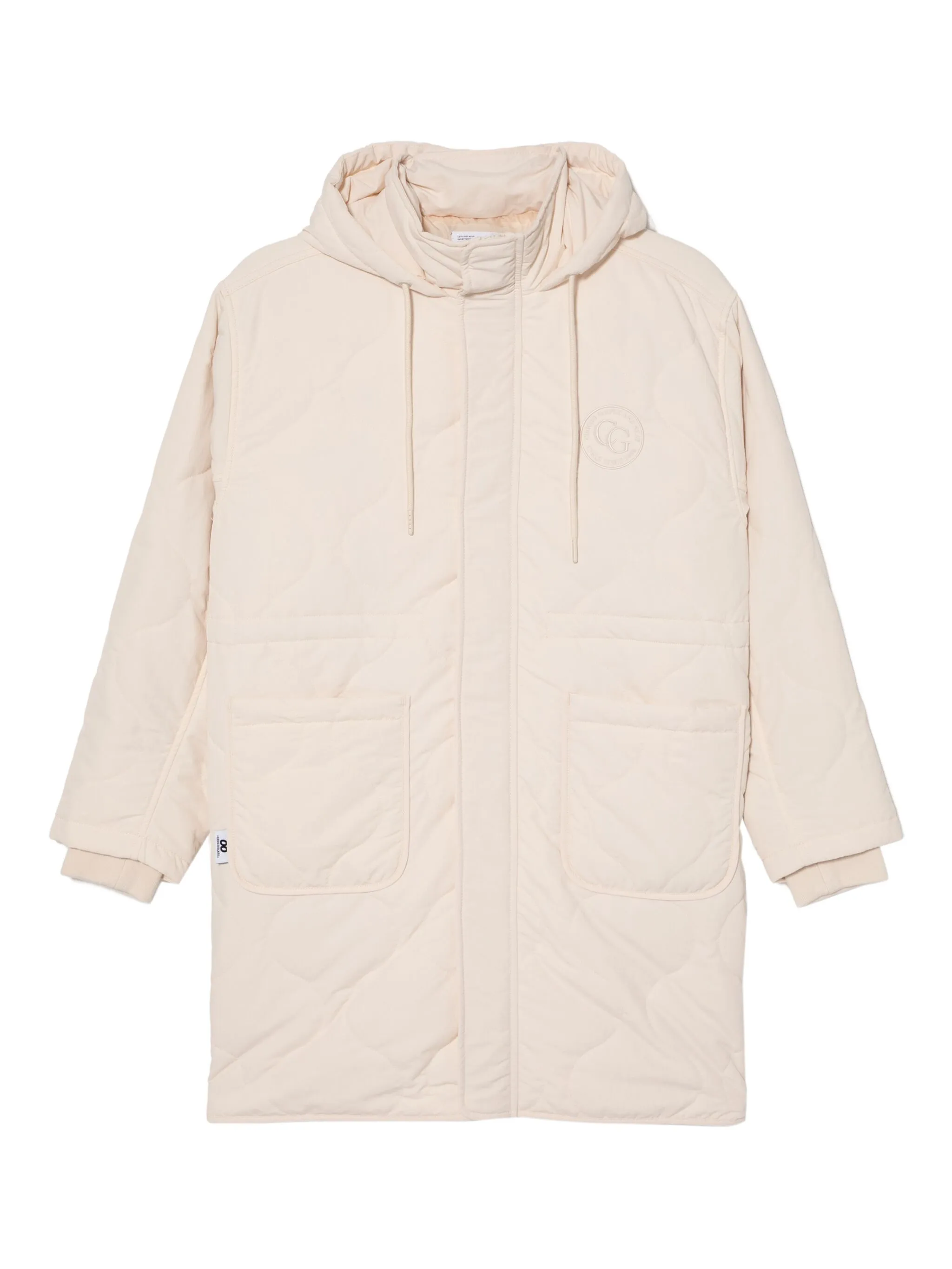 

Пальто с вышитым логотипом Chocoolate, нейтральный