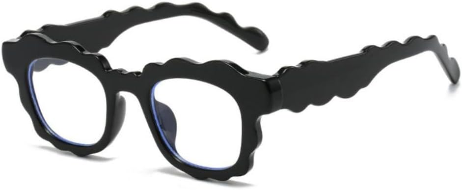 

Модные ретро-панк солнцезащитные очки с волнистым рисунком для женщин, стильные мужские классические солнцезащитные очки неправильной формы, элегантные очки с защитой от УФ-излучения UV400 generic, C8