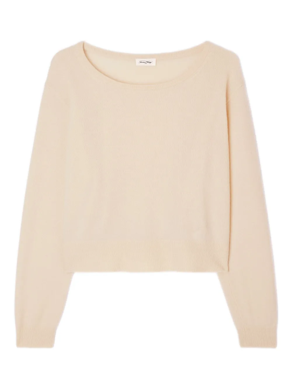 

Свитер с вырезом-лодочкой American Vintage, нейтральный