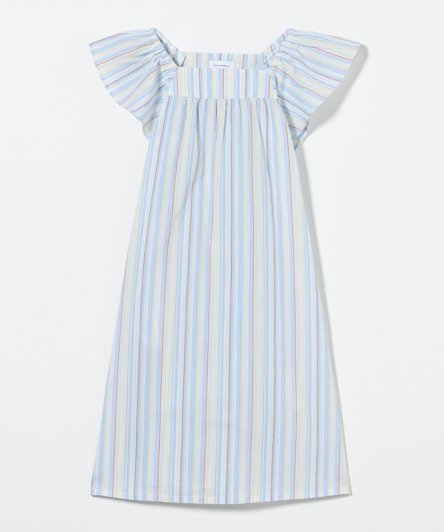 Платье в многополоску / Детское 100-130 см United Arrows Green Label Relaxing, LT.BLUE