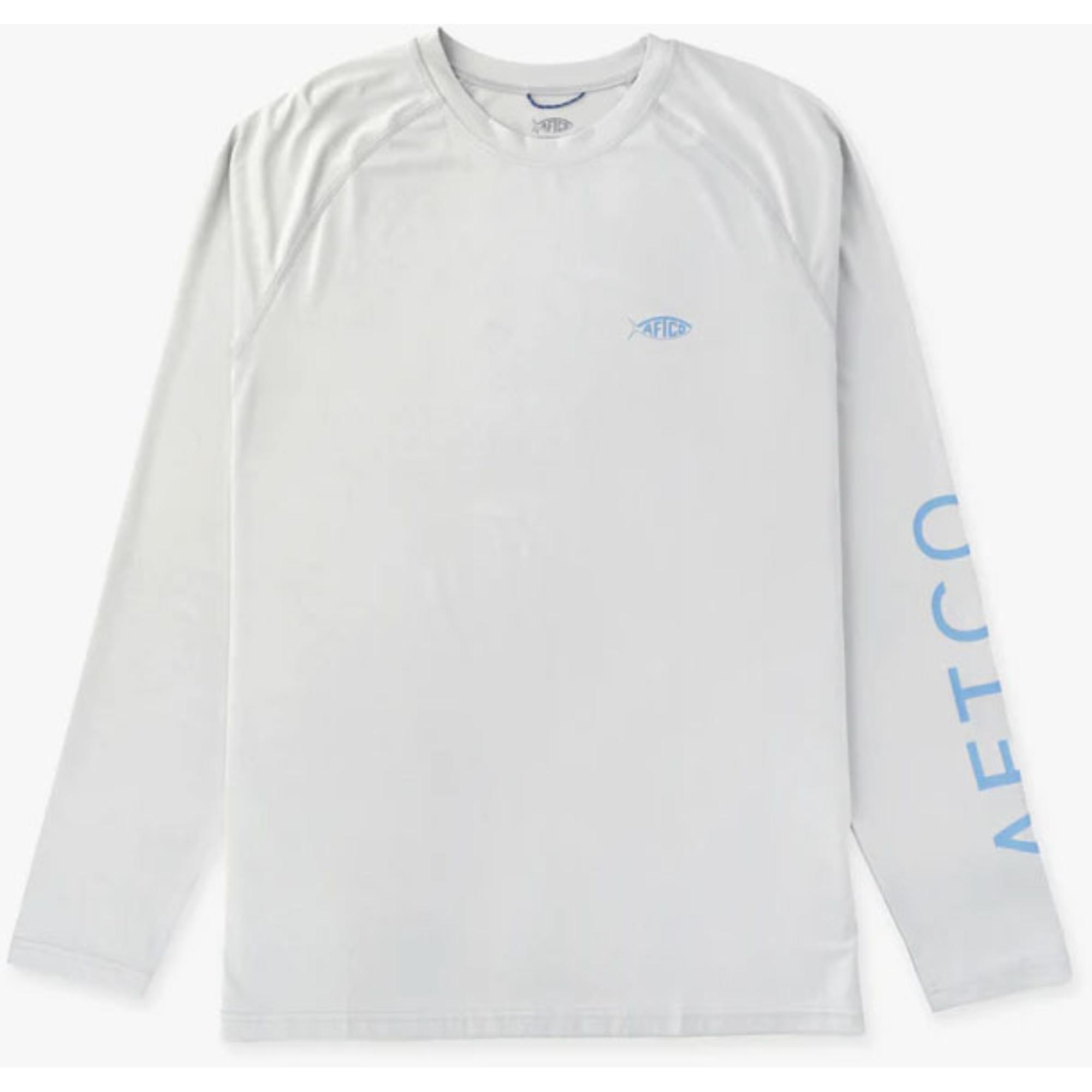 

Мужская рубашка с длинными рукавами Samurai Heathered Performance Shirt AFTCO, Oyster Gray Heather