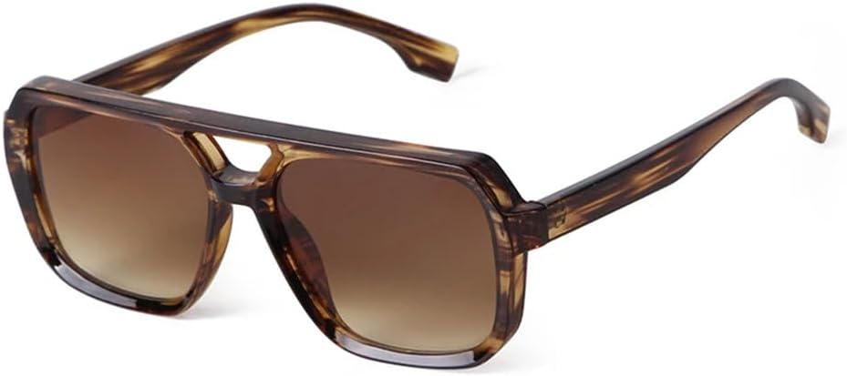 

LVTFCO Модные солнцезащитные очки для женщин и мужчин, черепаховая оправа, коричневые линзы, ретро-стиль, солнцезащитные очки для женщин с защитой от УФ-излучения UV400, C5