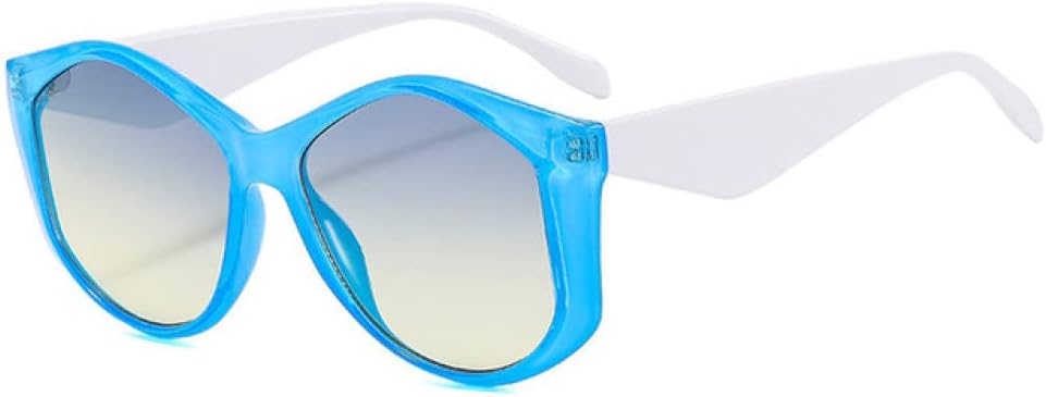 

Солнцезащитные очки неправильной формы для женщин, большие солнцезащитные очки для женщин и мужчин в стиле панк, очки с защитой от УФ-излучения UV400 LANGSER, C7blue-blueyellow