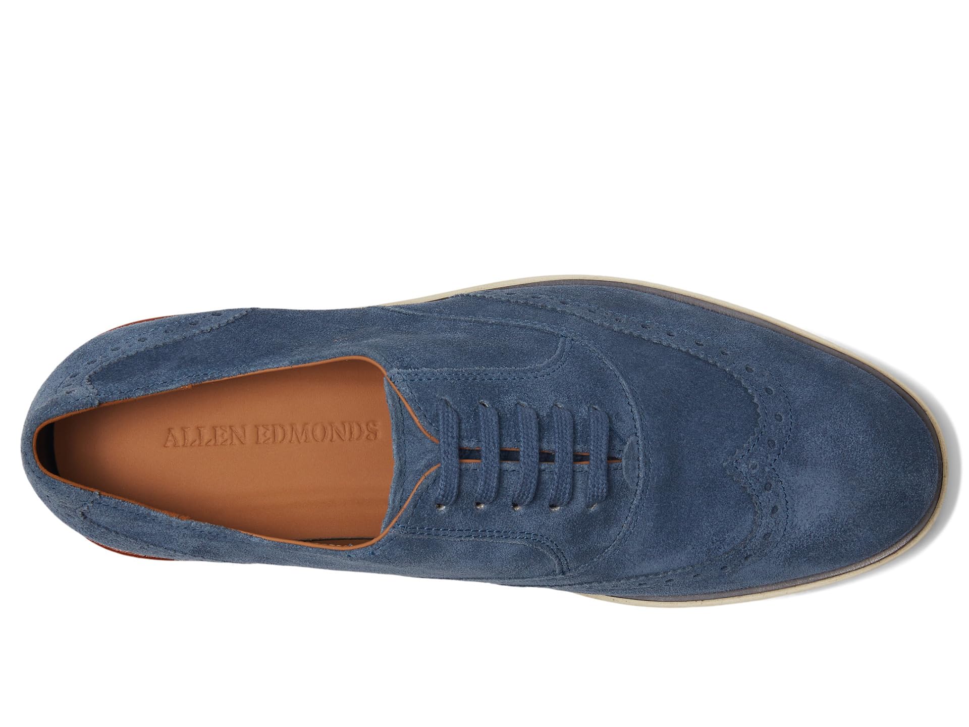 Кроссовки Allen Edmonds Carson Wing Oxford Shoes, цвет Denim Suede — фото 2