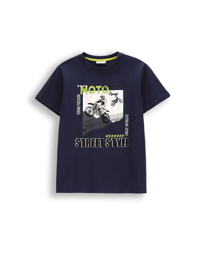 

Футболка Coccodrillo, темно-синий