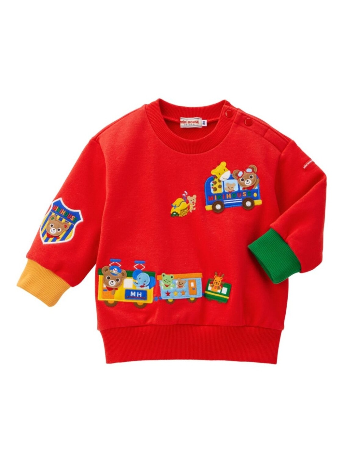 

Толстовка Train Adventure Miki House, красный