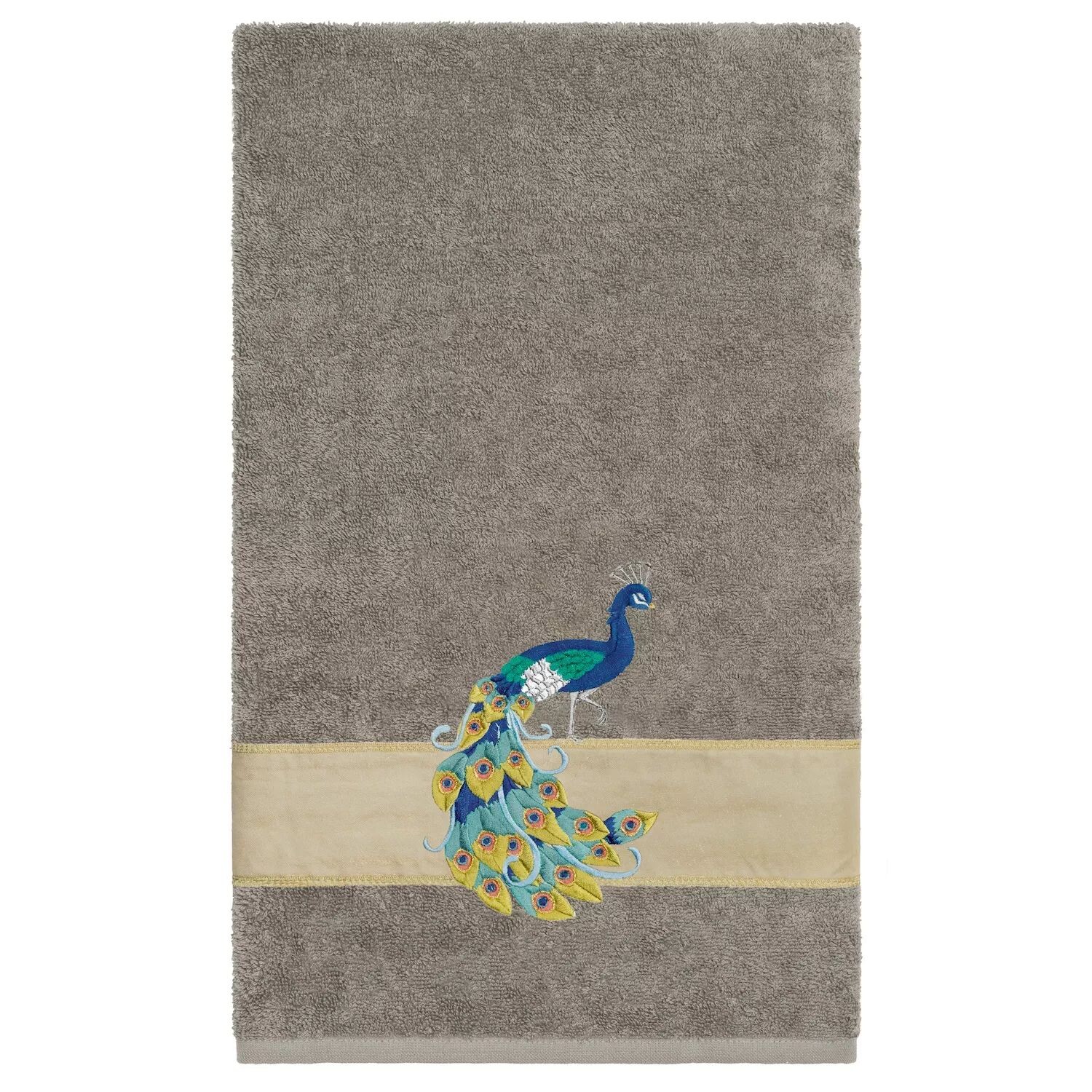 

Linum Home Textiles Турецкий хлопок Penelope Набор из 2 украшенных банных полотенец, синий