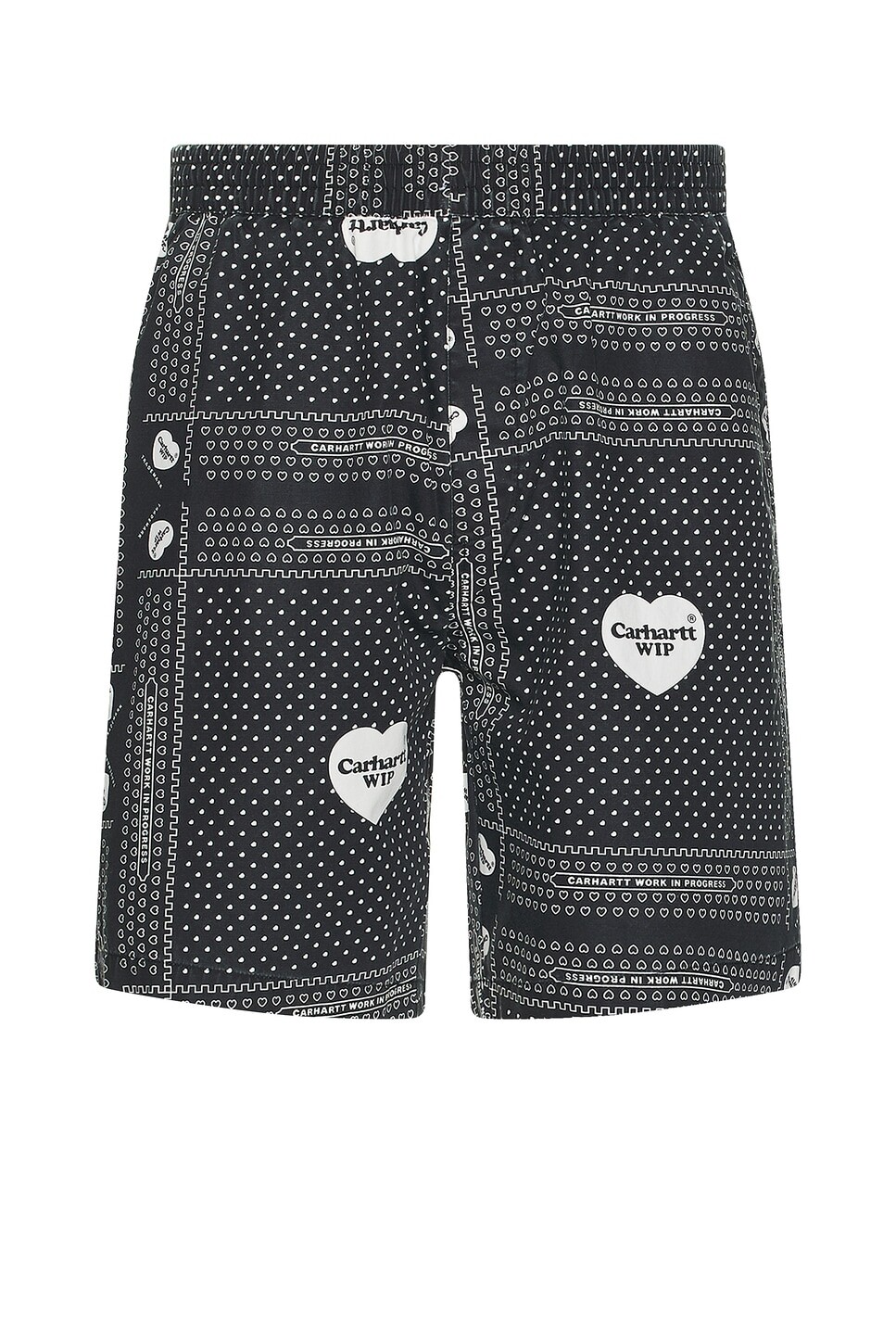 

Шорты мужские Heart Bandana Short Carhartt Wip, цвет Heart Bandana Print & Black