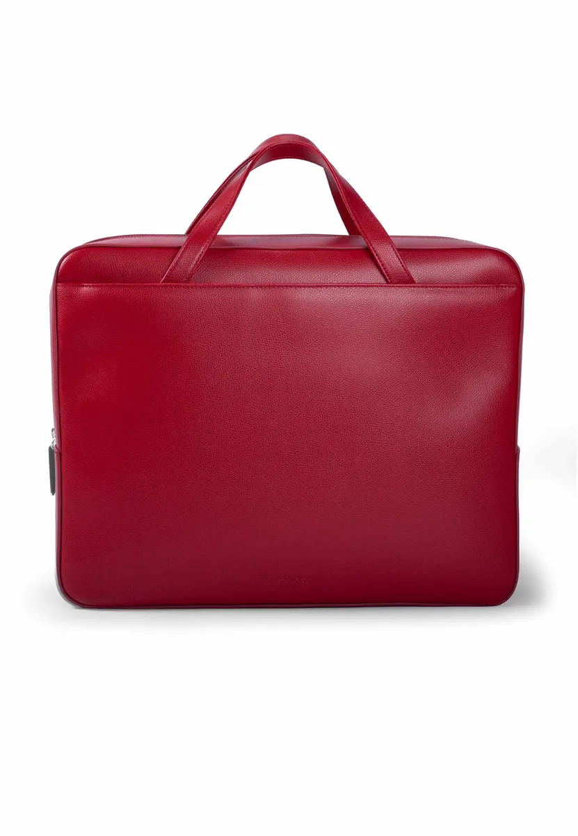 

Сумка для ноутбука GRETCHEN "Crocus Laptop Bag" из итальянской яловой кожи, красный