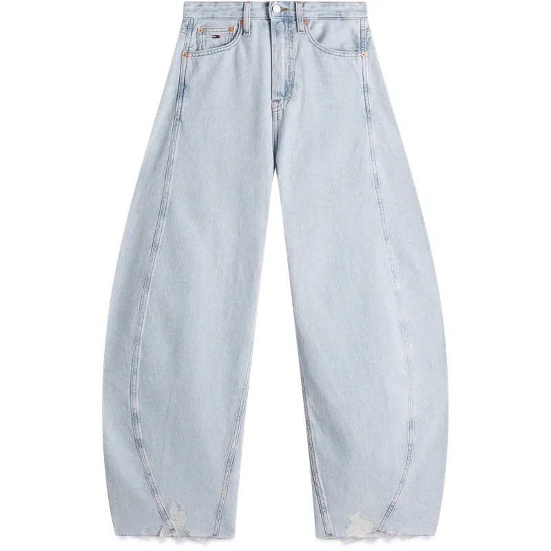 Джинсы прямого кроя Moderate Scimitar Tommy Hilfiger светло-голубые