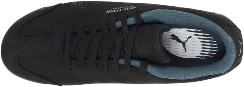 Мужские кроссовки PUMA Roma Skyline Flagship с шнуровкой для повседневной носки - черные — фото 4
