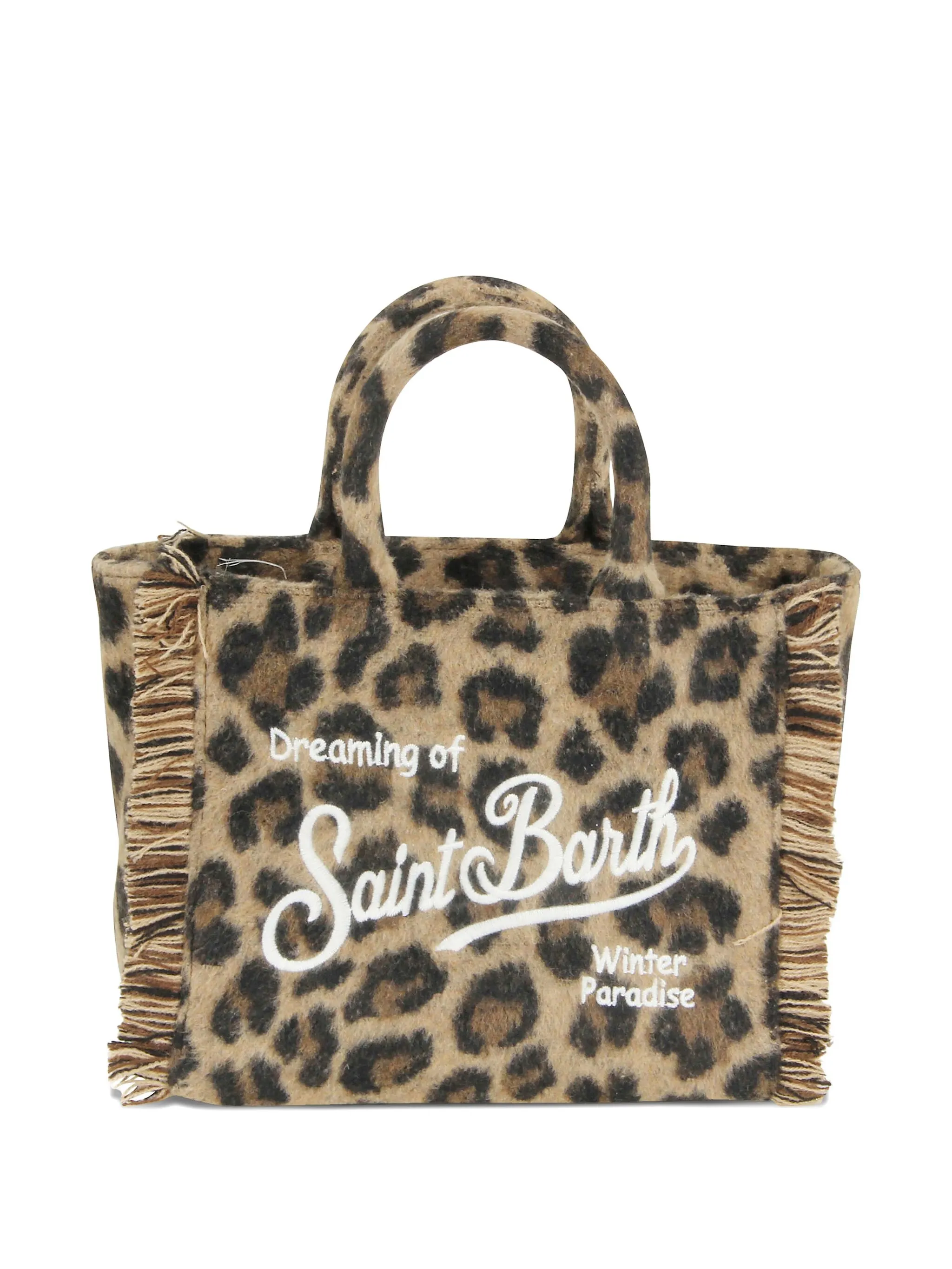 

Сумка-тоут Vanity с леопардовым принтом Mc2 Saint Barth, коричневый