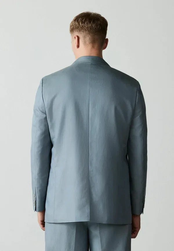 Пиджак Regular fit loose fit с брошью, Next, светло-голубой — фото 3