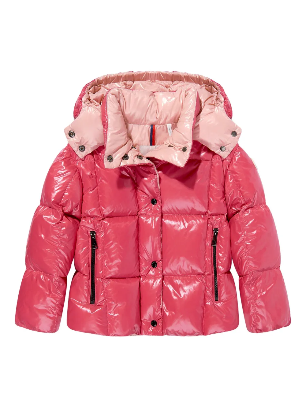 

Пуховик Parana Moncler Enfant, розовый