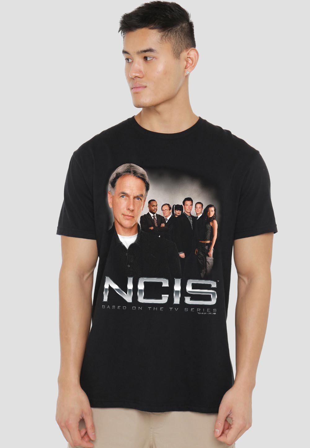 

Футболка с принтом NCIS INVESTIGATORS Cotton Soul, черный