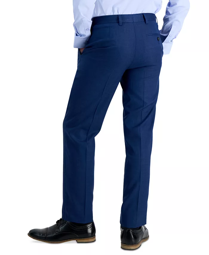 Брюки костюмные Sharkskin для старших мальчиков B By Brooks Brothers, синий — фото 3